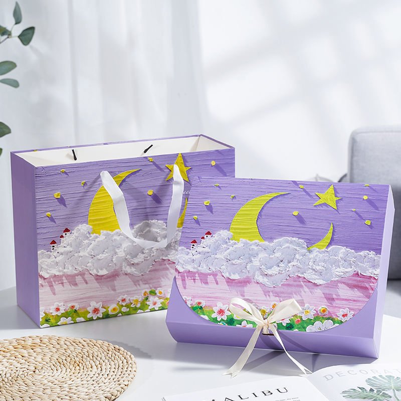 Luxury custom colours printing gift packaging paper boxes