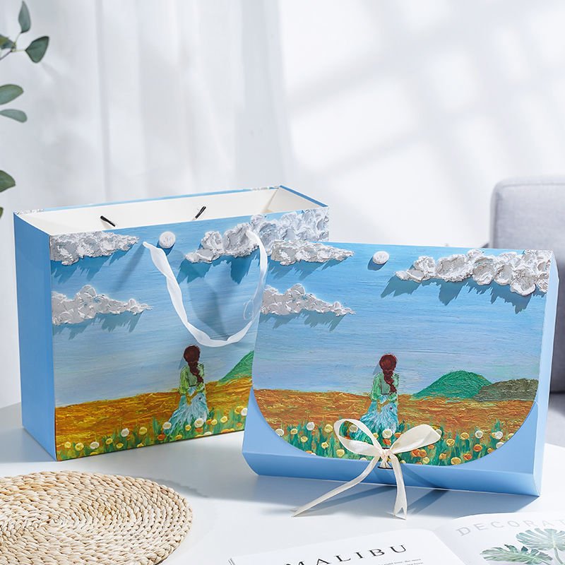 Luxury custom colours printing gift packaging paper boxes
