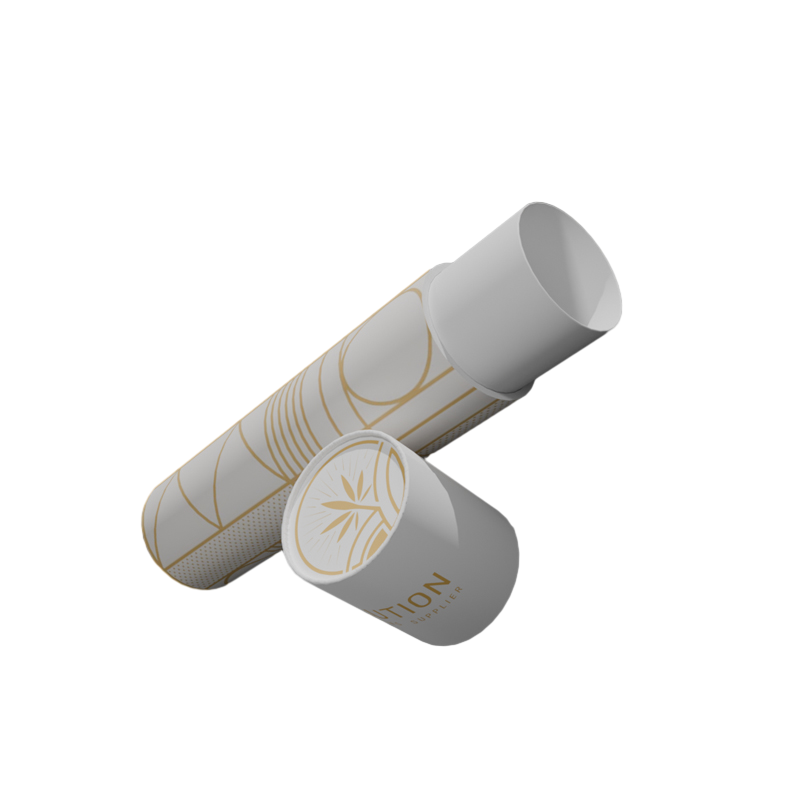 Eco Friendly Premium Quality Pre King Size Roll 116mm Kraft Paper Rigid Tube Slide Doob Packaging Pull Tube Cylinder Packing