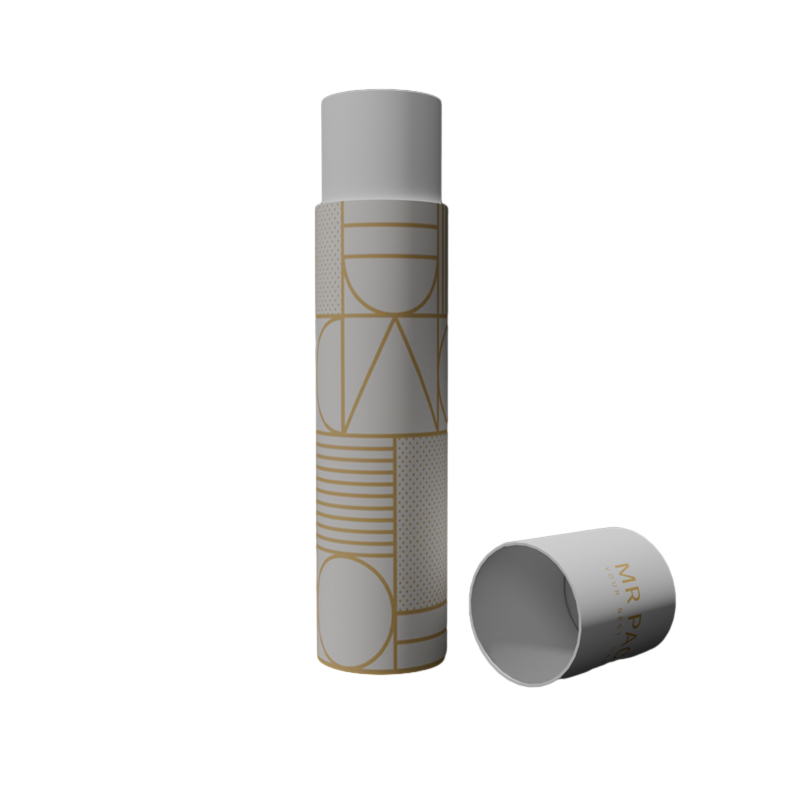 Eco Friendly Premium Quality Pre King Size Roll 116mm Kraft Paper Rigid Tube Slide Doob Packaging Pull Tube Cylinder Packing