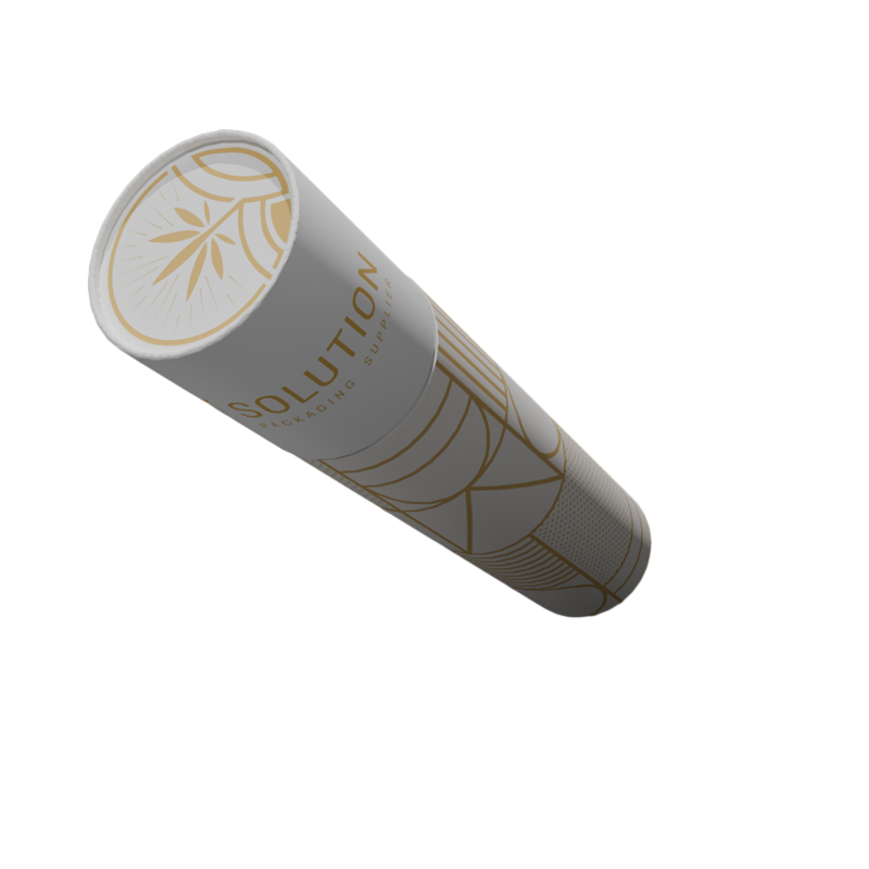 Eco Friendly Premium Quality Pre King Size Roll 116mm Kraft Paper Rigid Tube Slide Doob Packaging Pull Tube Cylinder Packing