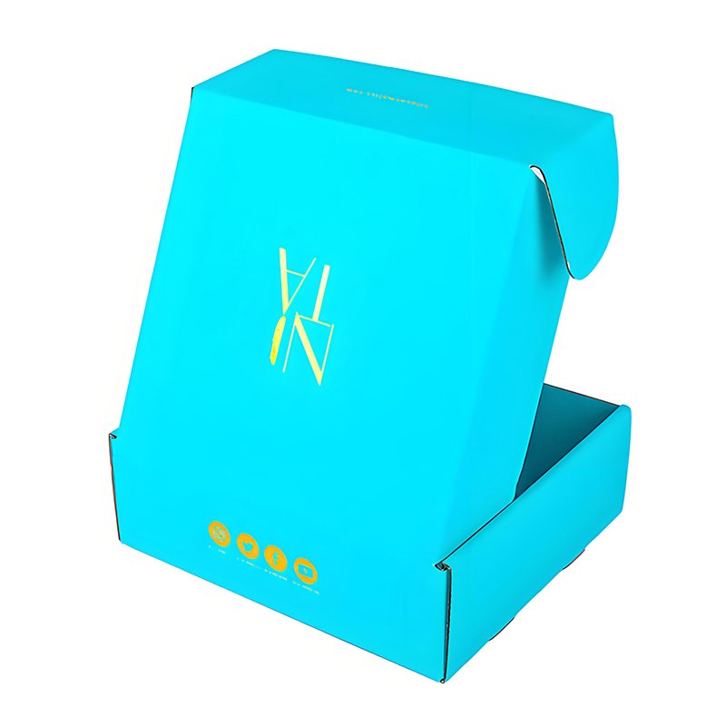 Custom Logo Cosmetic Clothing Corrug Cardboard Mailer Packaging Paper Boxes Corrugated Shipping Box For Clothes