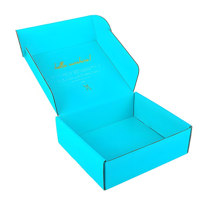 Custom Logo Cosmetic Clothing Corrug Cardboard Mailer Packaging Paper Boxes Corrugated Shipping Box For Clothes