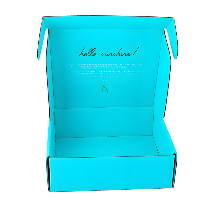 Custom Logo Cosmetic Clothing Corrug Cardboard Mailer Packaging Paper Boxes Corrugated Shipping Box For Clothes
