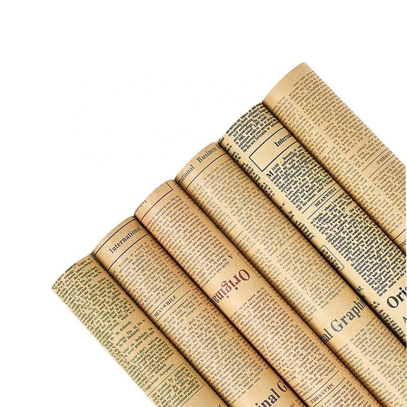 Customized Soap Packaging Wrap Custom Logo Printed Vintage Soap Kraft Wrapping Paper