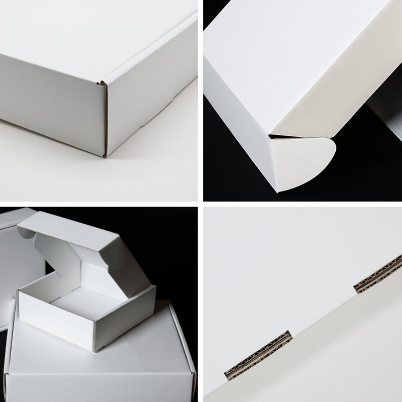 Fashion trending blank paper boxes pizza recycled packaging paper box package custom shipping corrugated paper boxes