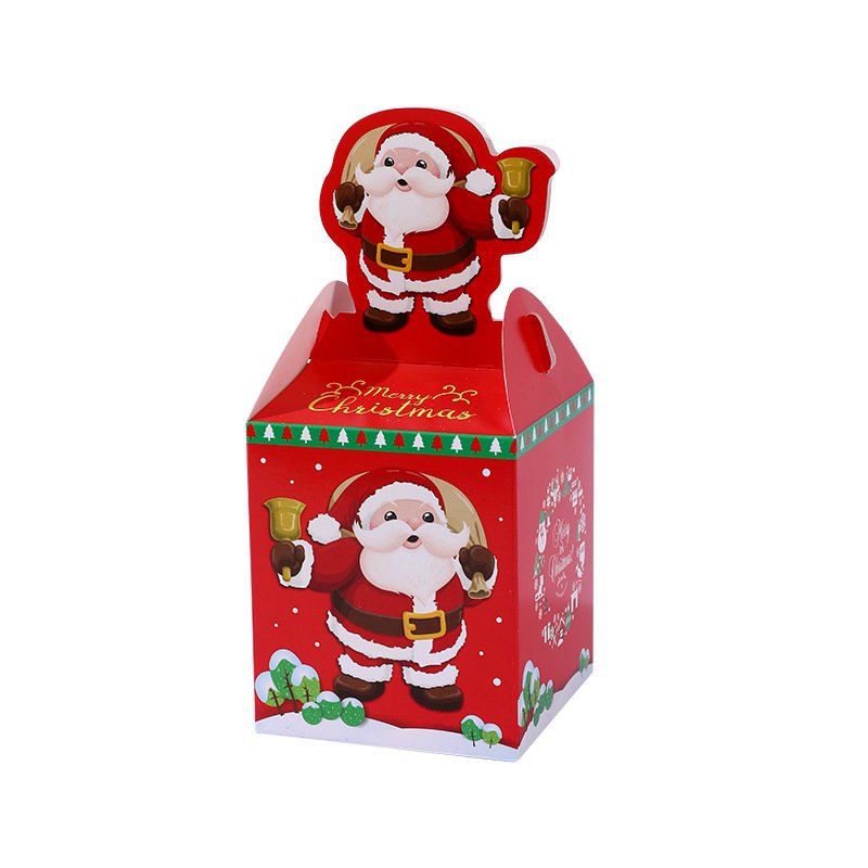 New Arrival Wholesale Custom Printing Small Christmas Gift Paper Box For Apple Packaging Present