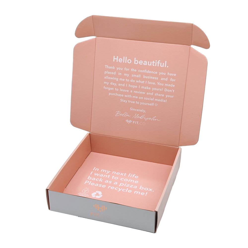 Product Customize Mailer Box Packaging Printing Clothes Apparel Corrugated Custom Wig Boxes with Logo Packaging