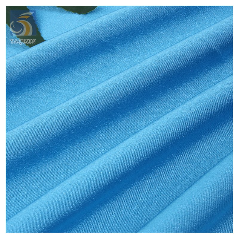 Good Quality 245g Polyester Nylon Spandex Stretch Satin Fabric in Italy Elegant Elastic Satin Fabric for Lingerie Pyjamas