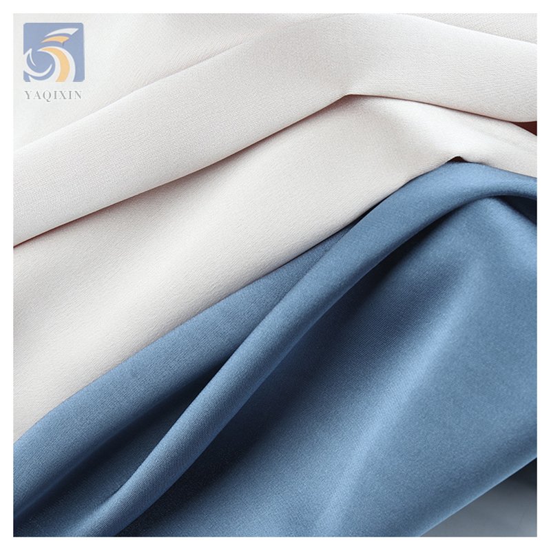 Good Quality 245g Polyester Nylon Spandex Stretch Satin Fabric in Italy Elegant Elastic Satin Fabric for Lingerie Pyjamas