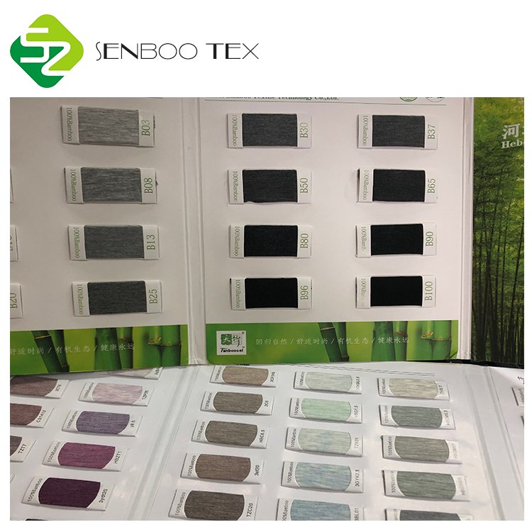 OEKO Certified Ethically Sweatshirt Fabric 66% bamboo 28% cotton 6% spandex stretch French Terry For Hoodies