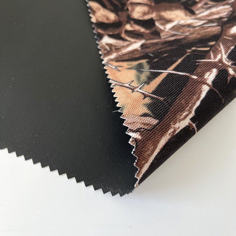 600D Camo Printed PVC Polyester PVC PU coating Oxford Cloth Luggage and Handbag Outdoor Tent camouflage fabric