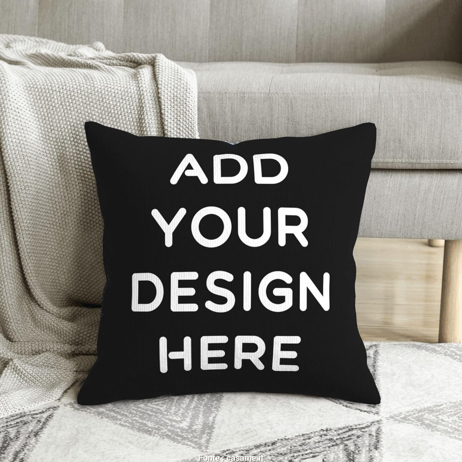 Fashion Home Decor Pillowcase Black White Leopard Print Animal Accent Euro Square custom pillow cover