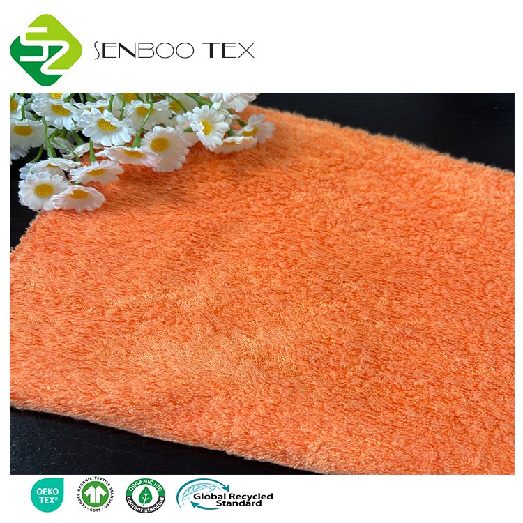 OEKOTEX 100 Certified 90% Bamboo 10% Polyester 400gsm Terry Towelling Loop Fabric Baby Sleepwear Activewear Garments Boys Girls