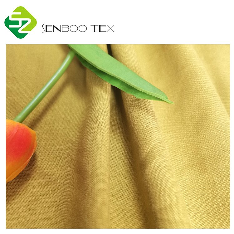 Linen viscose fabric wholesale linen55% viscose45% breathable for garment and home textile