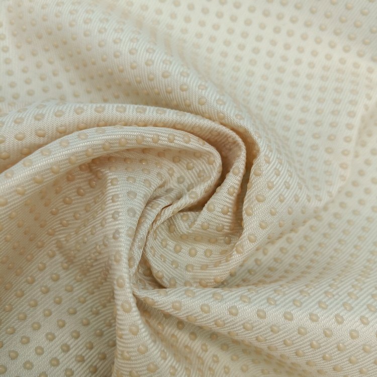 Anti-slip Fabric PVC Silicone Dots Fabric Polyester Eco-friendly PVC dots