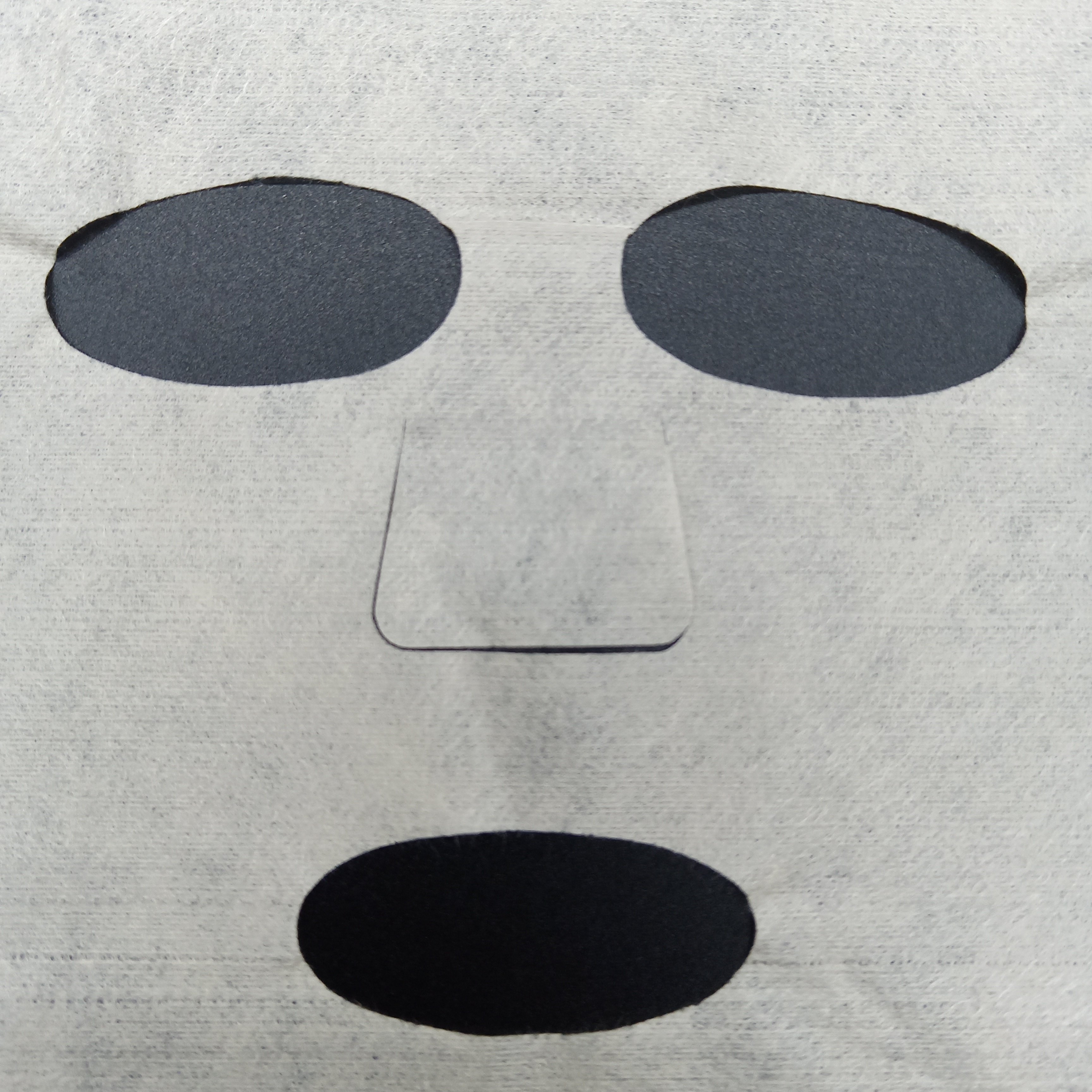 50gsm 100% TEA Fiber Organic Pre-Cut Eco-Friendly Skin Care Spunalce Nonwoven Facial Mask Sheet