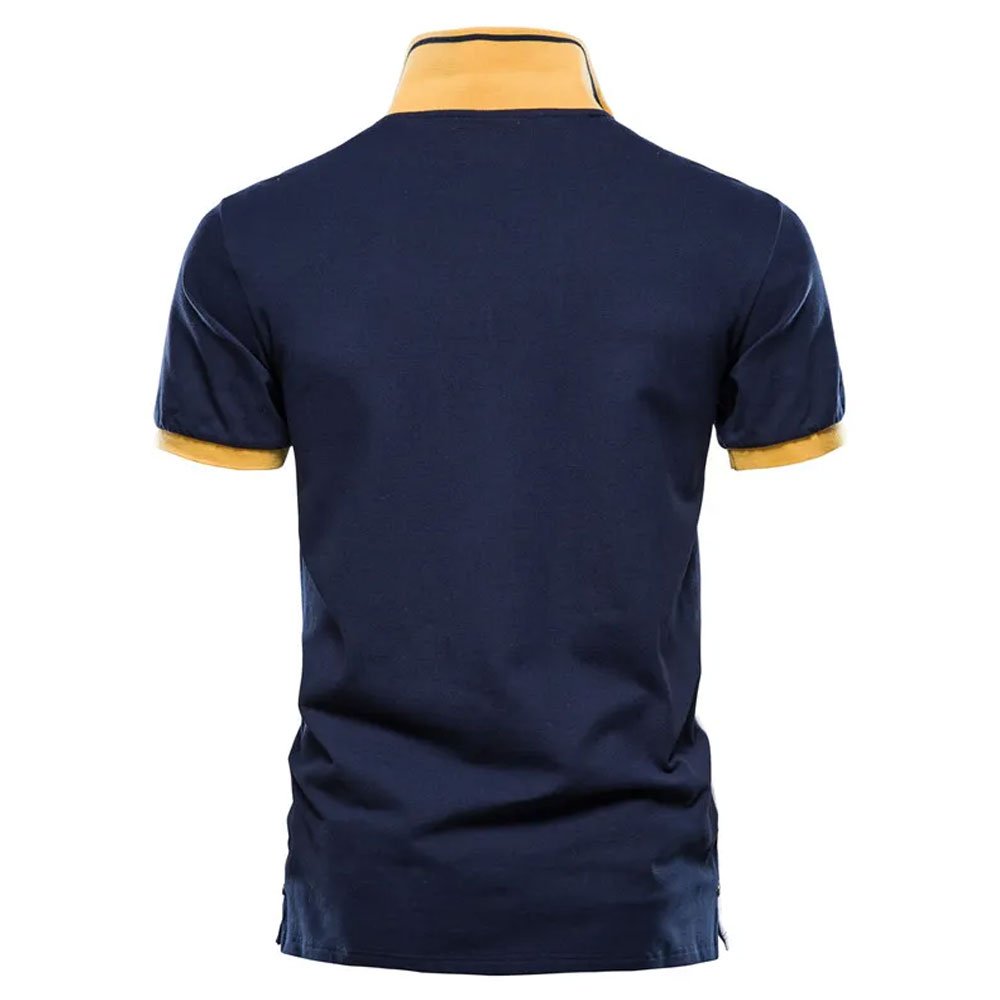 High Quality Wholesale Men's Golf Polo Shirt Professional Breathable with Custom Logo New Arrival Short Sleeve Printed Technique