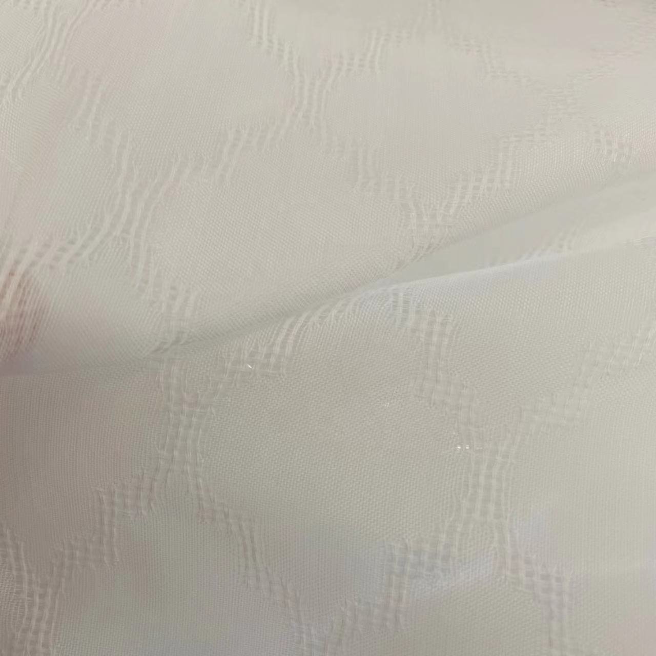 Soft Poly Linen Voile Fabric Chiffon Sheer Curtain Fabric Window Decoration