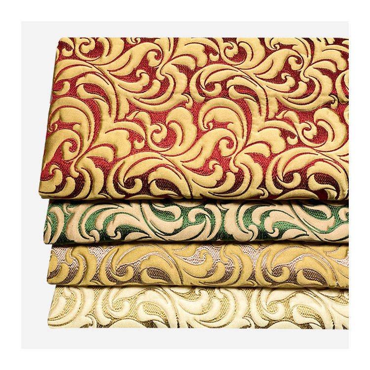 New Pattern 3D Abrasion Resistant Full Pattern Upholstery Fabric Velvet Embroidery Sofa Fabric