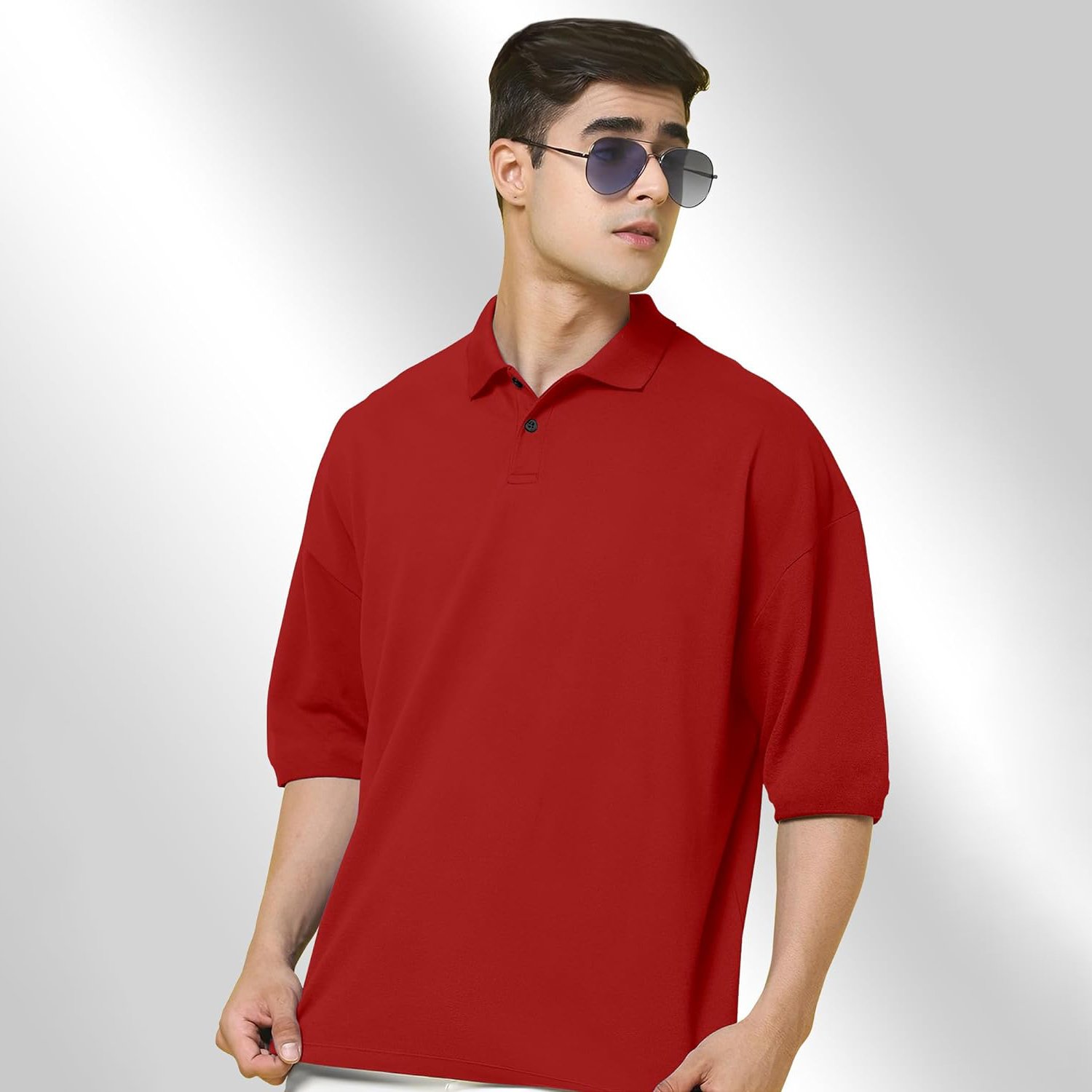 Wholesale Summer Casual Men's Polo T-Shirts Plus Size Short Sleeve Cotton/Polyester Made Jersey Fabric Jersey Fabric Type