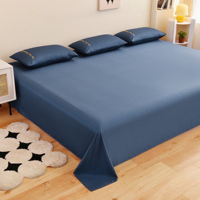 Cooling Super King Size Sheets Set 100% Viscose Bed Cover Breathable Home Linens Silky Soft Hotel Cheapest Top Sheet for Bed