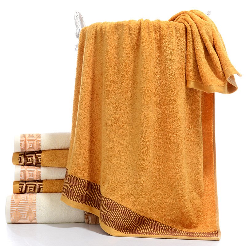 New bath 100% cotton bamboo fiber customize logo home use soft hotel bamboo cotton towels