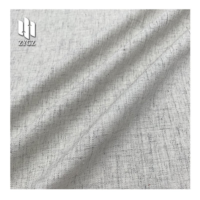 High Quality 90%Polyester 10%Linen Men's Suits Summer Uniforms Pants Handbag Anti-wrinkle Fabric Wholesale