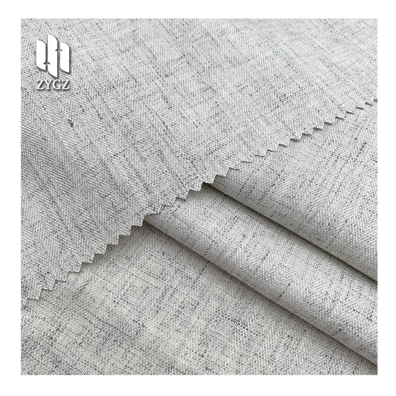 High Quality 90%Polyester 10%Linen Men's Suits Summer Uniforms Pants Handbag Anti-wrinkle Fabric Wholesale