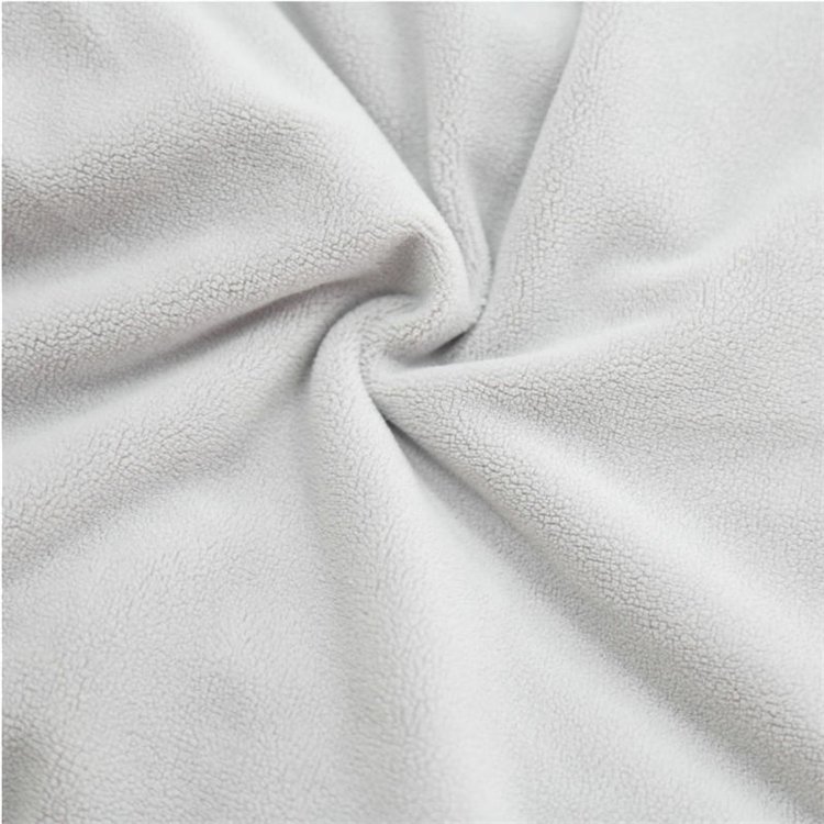 Custom color single side polar fleece 100% Polyester Polar Fleece Fabric for Outdoor Apparel