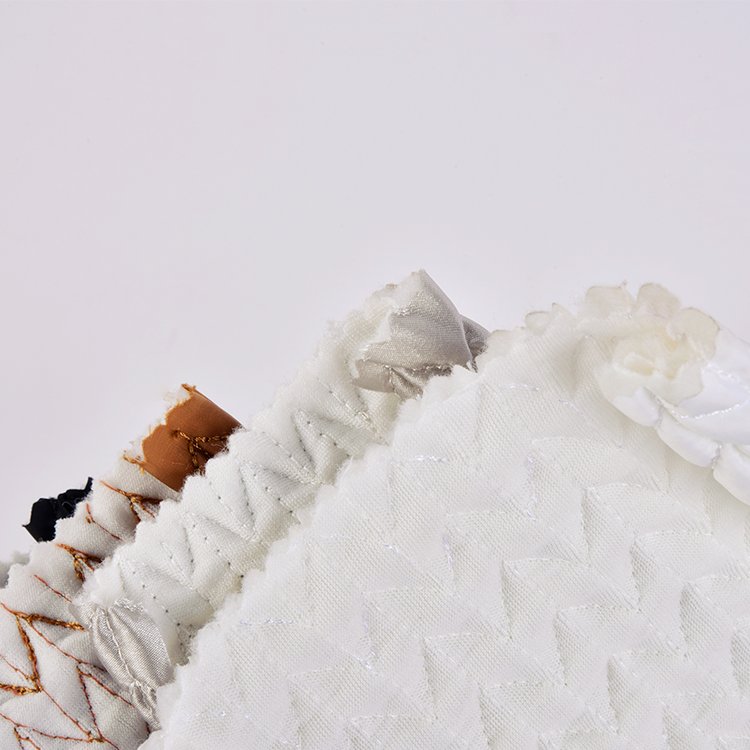High quality silver coated nylon quilted fabric with spandex jacket fabric