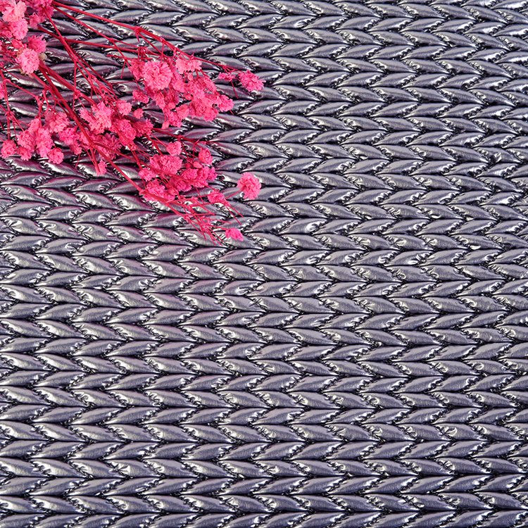 High quality silver coated nylon quilted fabric with spandex jacket fabric