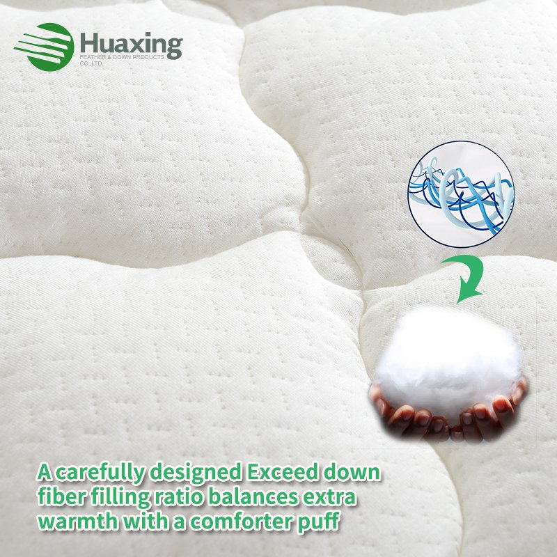 Bamboo Mattress cover Pad with Fitted Skirt Ultra Soft Fitted fiber padding Cooling Topper Bamboo Mattress pads