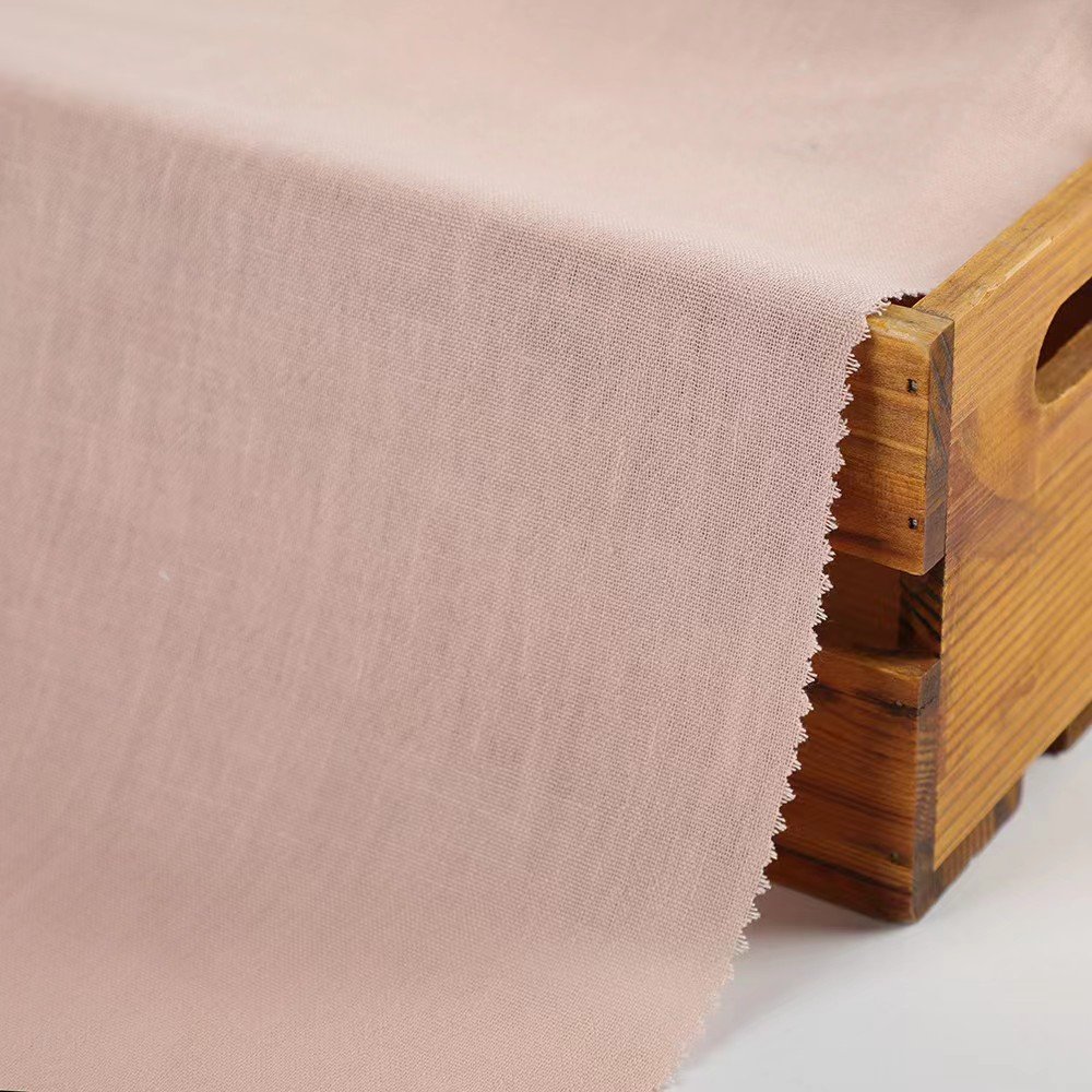 multi cols cheapest Polyester Linen Look Fabric Minimat Fabric Roll