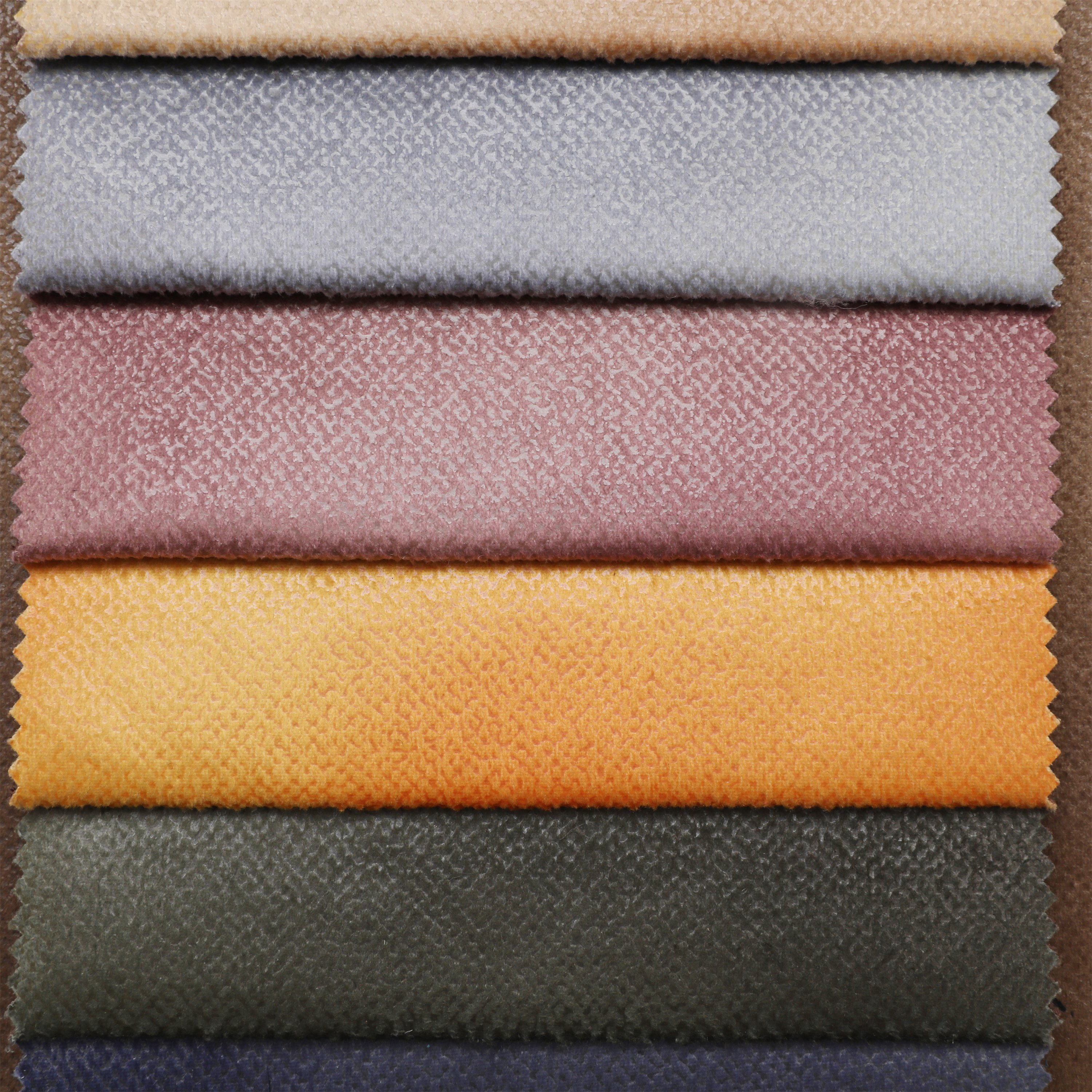 Hot sale upholstery polyester super soft velvet bronzed printed sofa cushion cover fabric furniture fabric