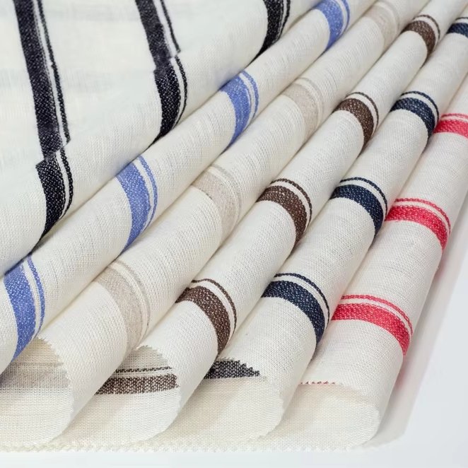 #2949 New arrivals linen fabric wholesale linen fabric rolls casual summer linen fabric for women