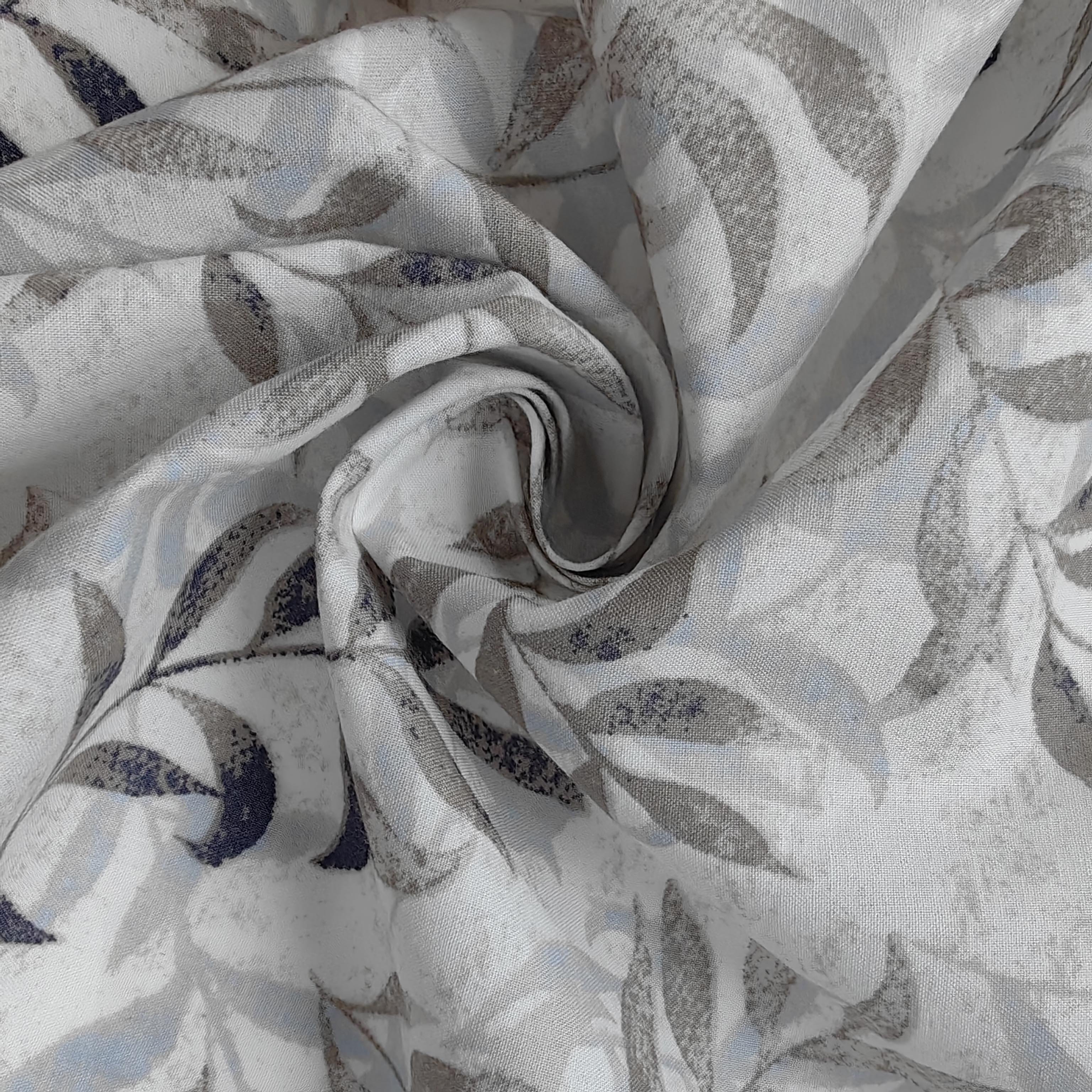 Factory Wholesale Custom designed garments leaf shape pattern 100%Cotton printed fabric for girls women's clothing dress shirt