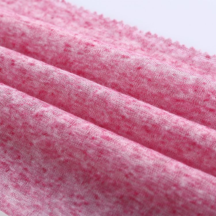 New product polyesterhacci knit linen fabric wholesale for dress