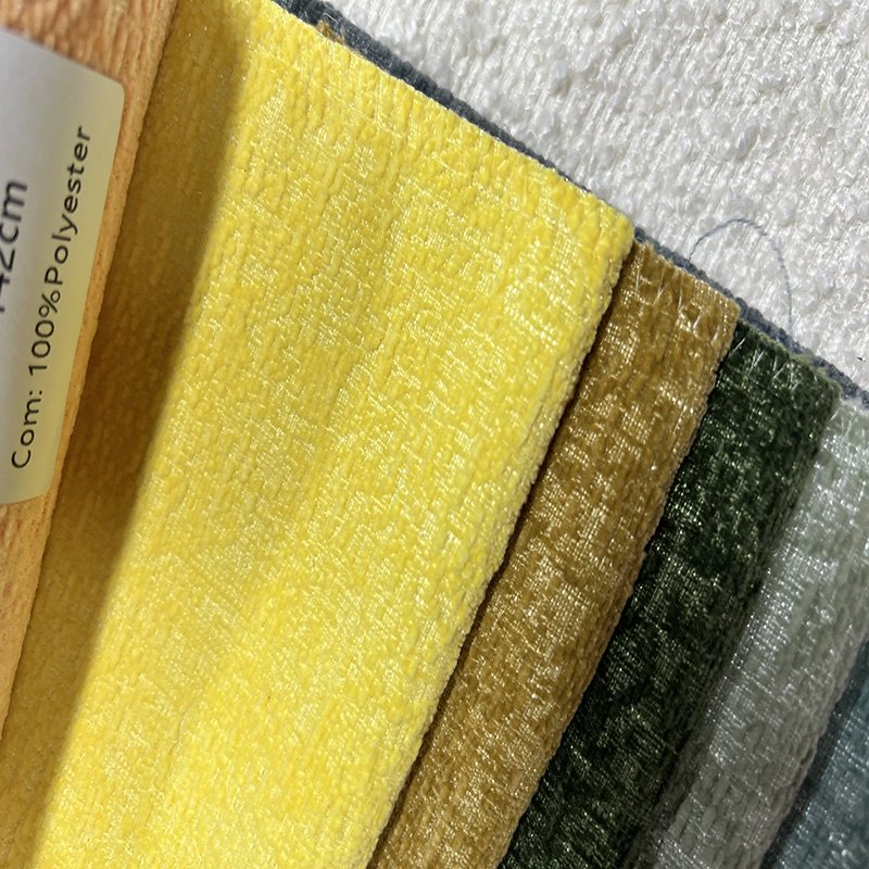2024 new design arrived woven dyed 100% polyester luxury furniture classic sofa fabric