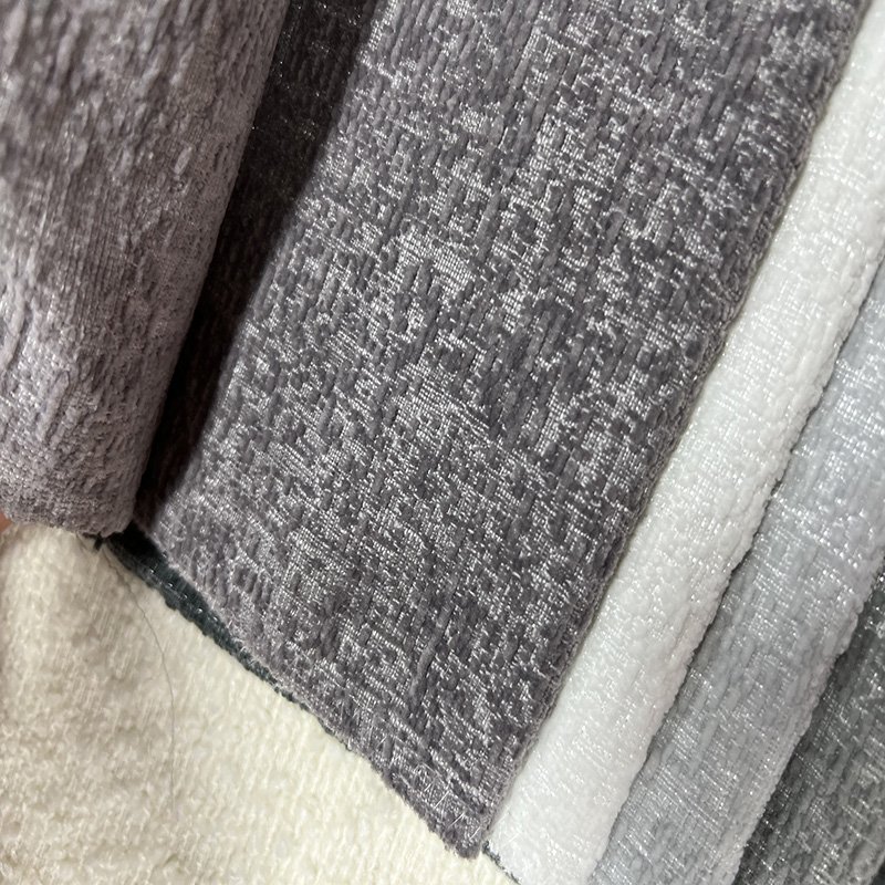 2024 new design arrived woven dyed 100% polyester luxury furniture classic sofa fabric