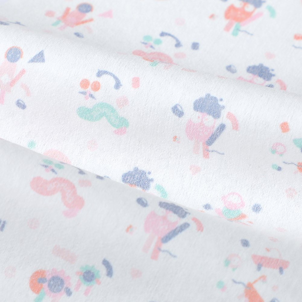 Professional Manufacture Printing Wood Pulp Spunlace Nonwoven Fabric Roll For Disposable Bath Towel