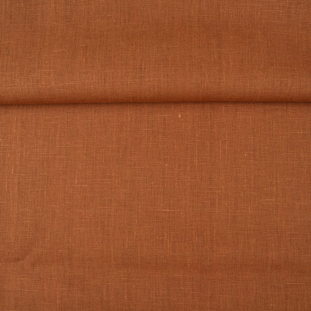 High Quality 260 GSM 100% Linen Woven Softened Dyed Fabric Roll for Wholesale Use Breathable Clothing Bedding Upholstery Dresses