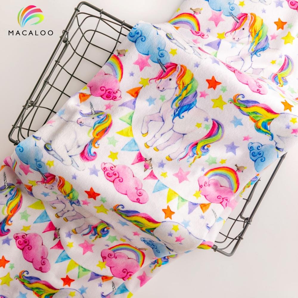 2.5mm pile soft and comfortable fleecy custom Print 100% polyester plush minky fabric for baby cuddle blanket