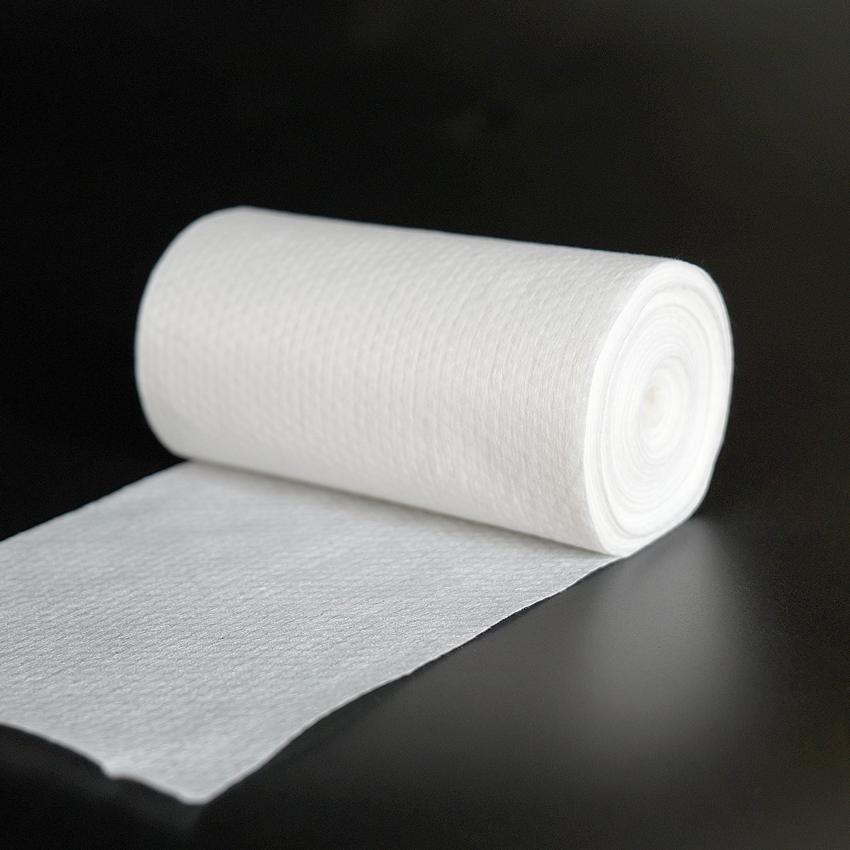 Bamboo Fiber Blended PLA Spunlace Non-woven Fabric for Sanitary Napkins Surface