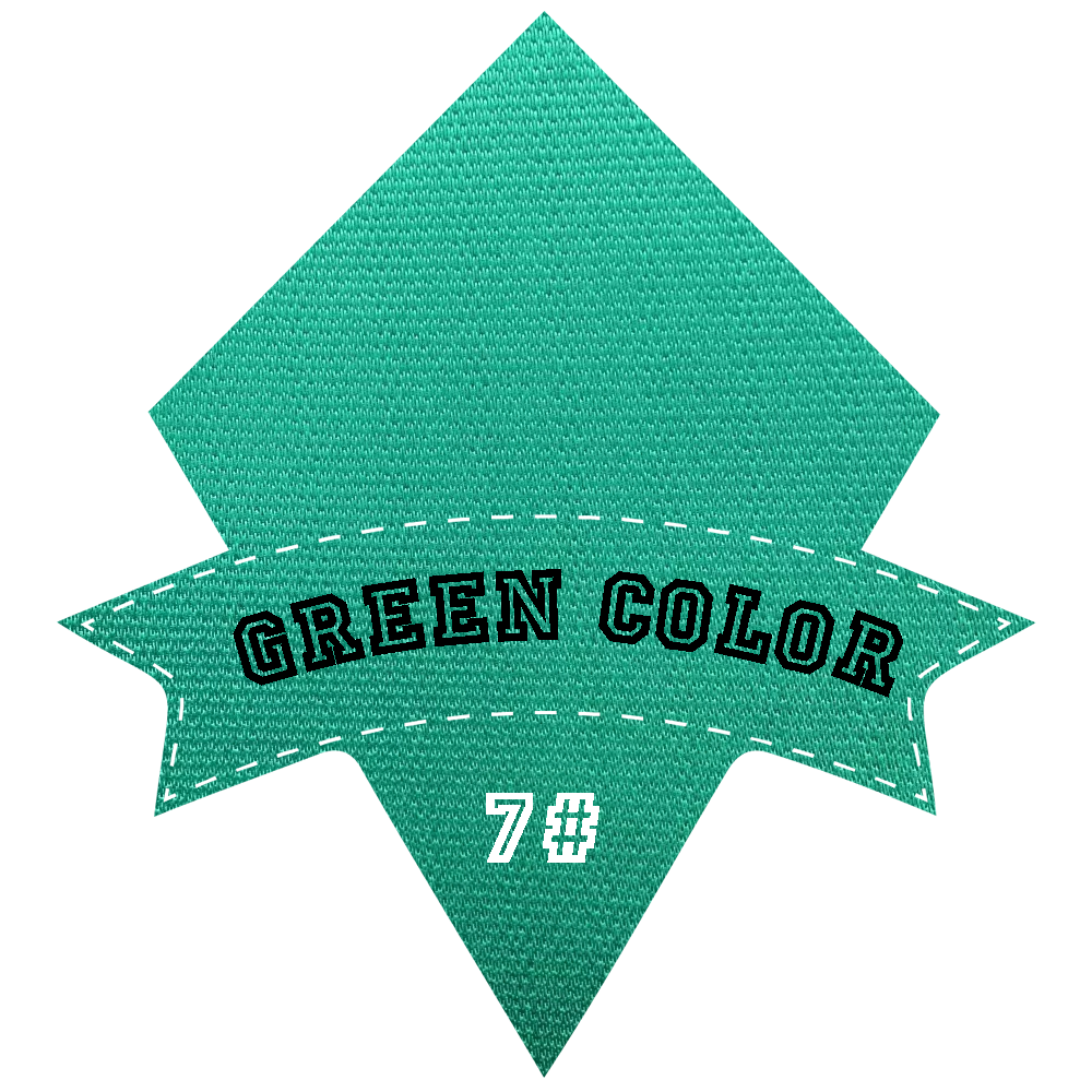 Adhesive Backing Art.TBT2103201B Green Color Tatami Construction Glacier Fabric for Flocking for badges of Sports Wear
