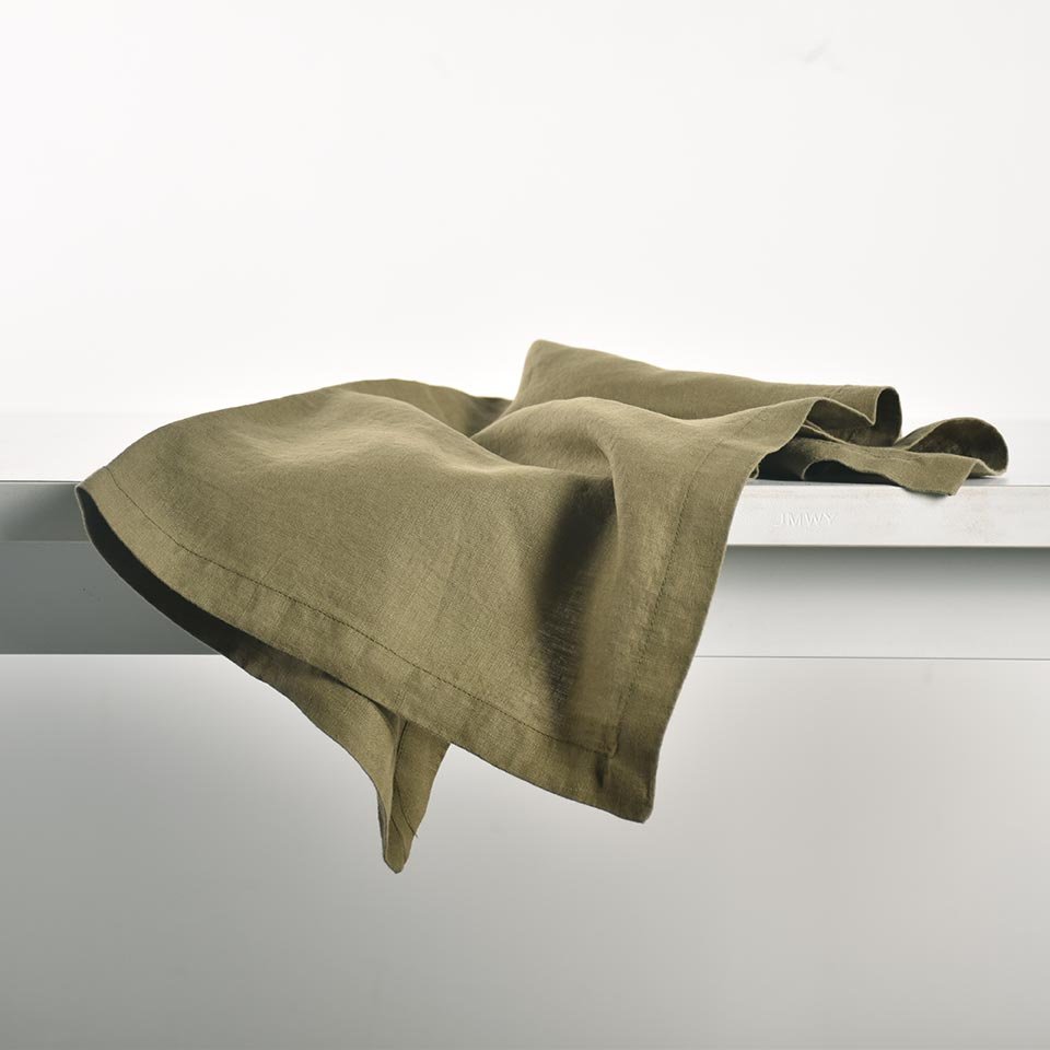 popular customize embroidery hemstitch restaurant stone wash soft european luxury flax linen cocktail napkins