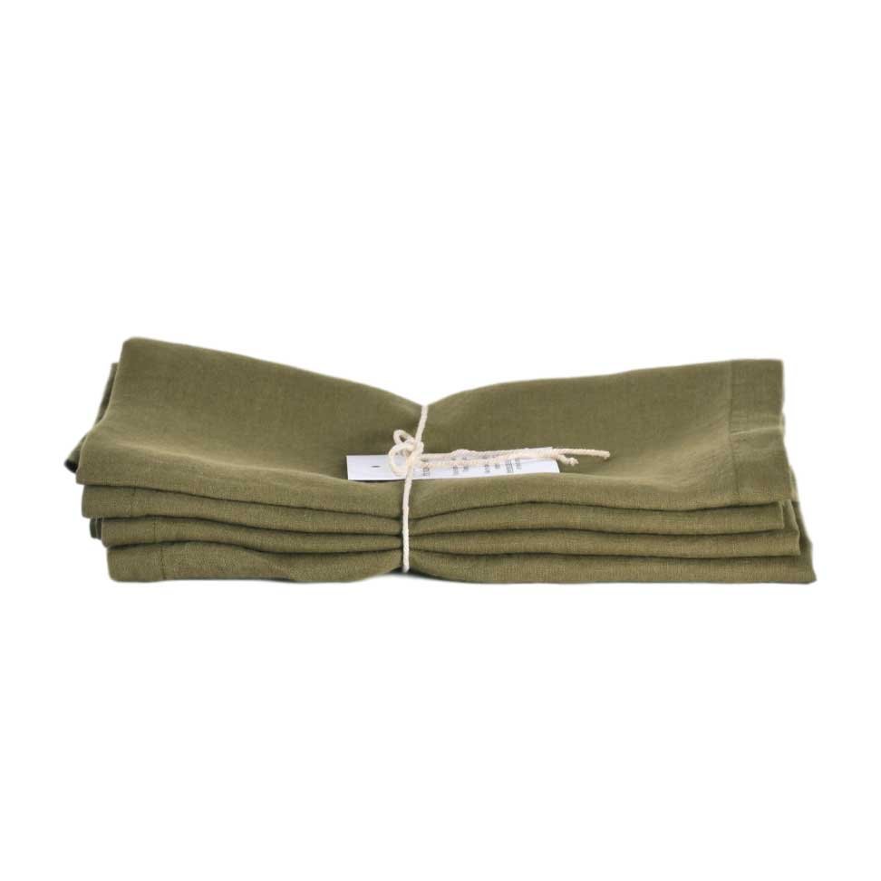popular customize embroidery hemstitch restaurant stone wash soft european luxury flax linen cocktail napkins