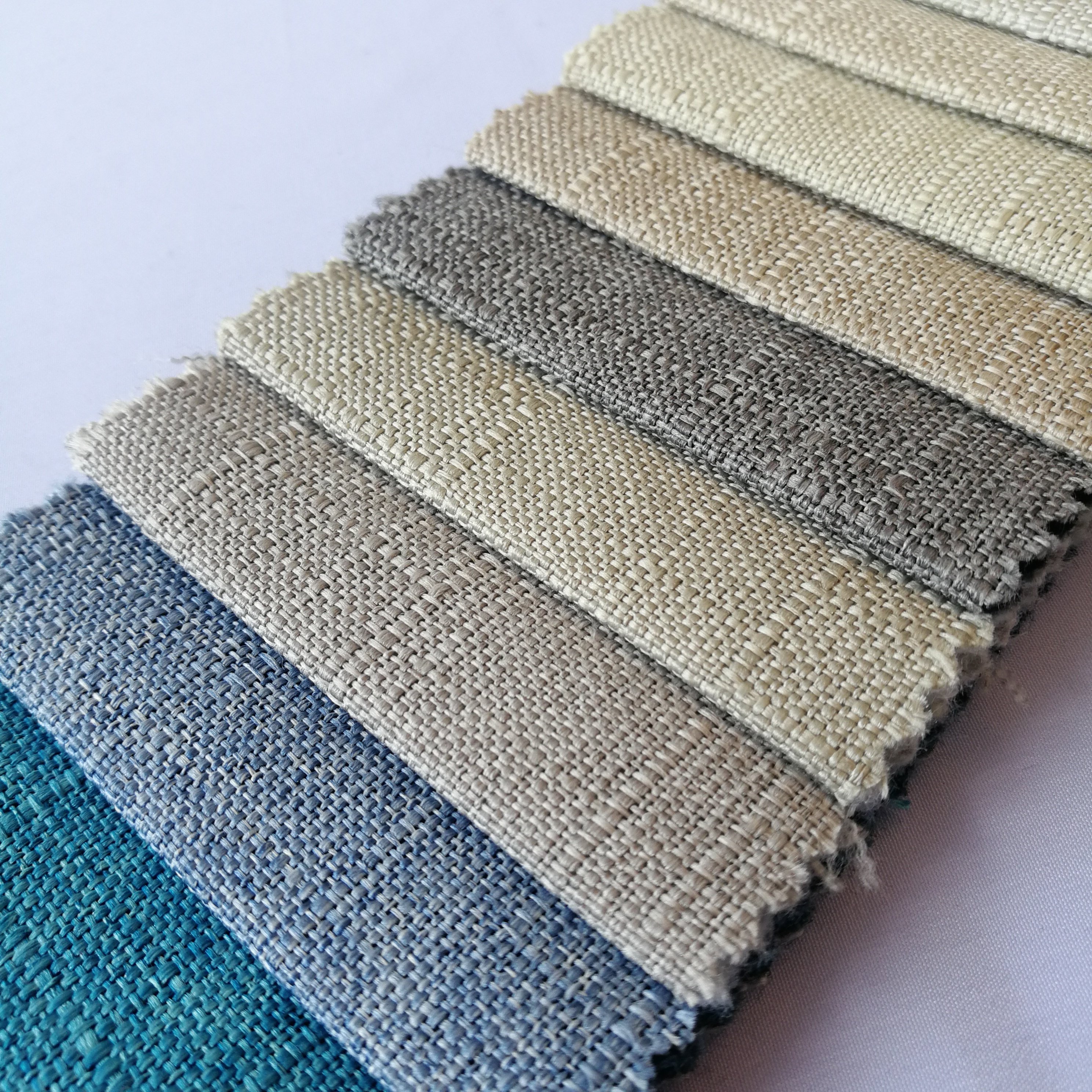 H01P home textile slub effect faux linen sofa cover fabric for furniture cushion