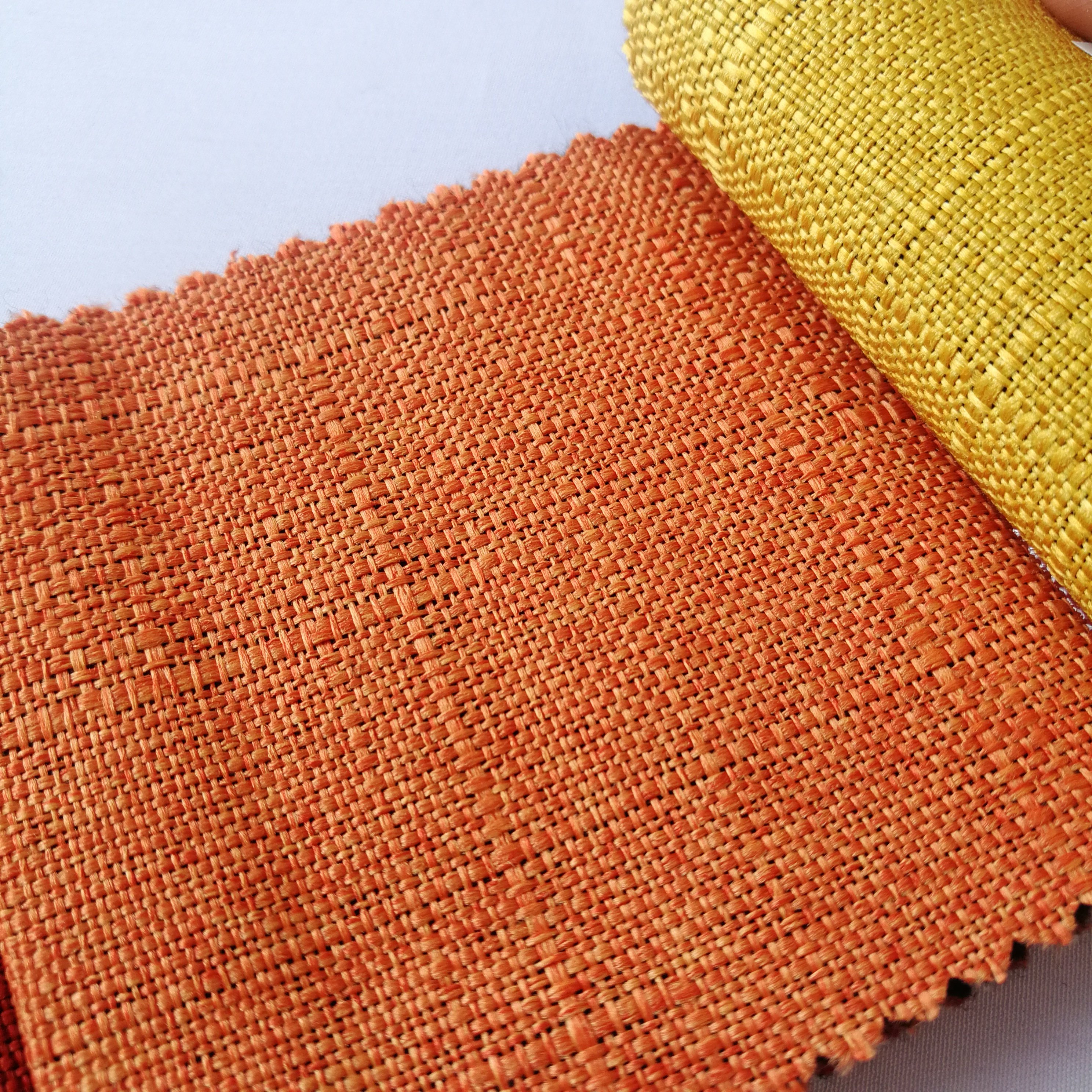 H01P home textile slub effect faux linen sofa cover fabric for furniture cushion