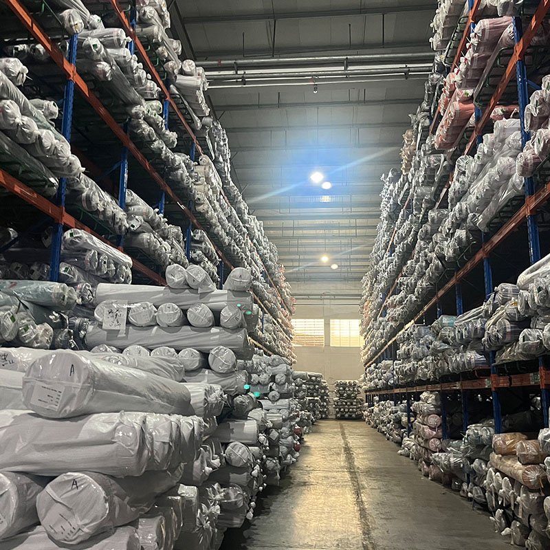 Long-term spot supply Ready to ship stretch spandex fabric bamboo fiber Green material width 150cm Weight 150GSM fabric